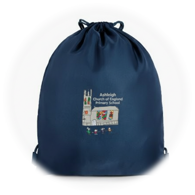 Navy Blue PE Bag with Logo